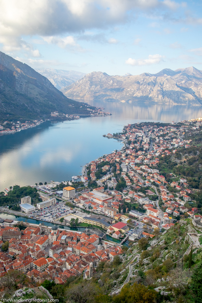 Day 56 – Kotor, Montenegro – A breathtaking fortified city surrounded by limestone cliffs.